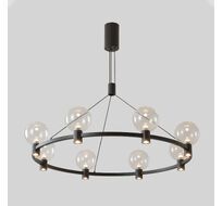 Подвесная люстра Crystal Lux DUET SP56W LED BLACK_CR