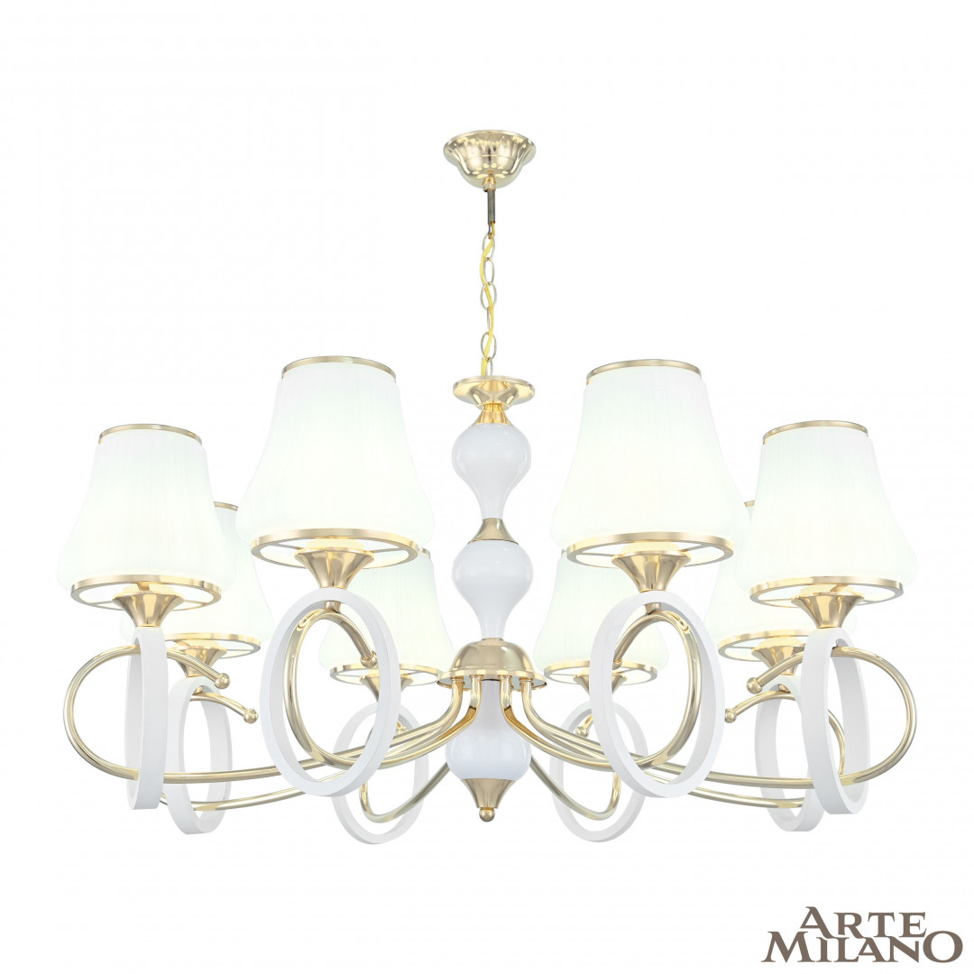 

Подвесная люстра Arte Milano Florentina 302387/8 Wh/Gd, 302387/8 Wh/Gd