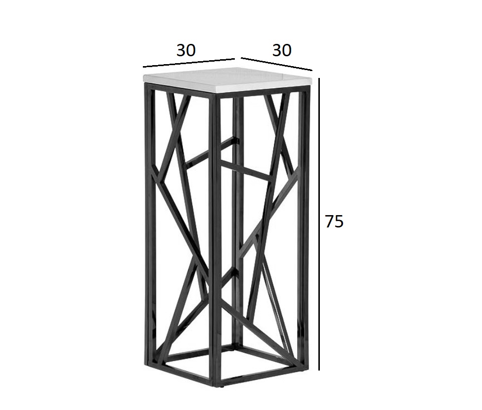 Стол журнальный высокий Garda Decor 47ED-FS015GOLD