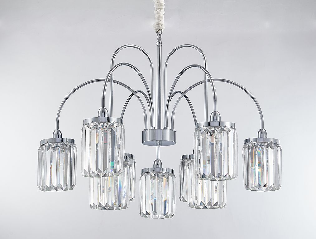 Подвесная люстра NewPort 4506+3/C chrome_NP