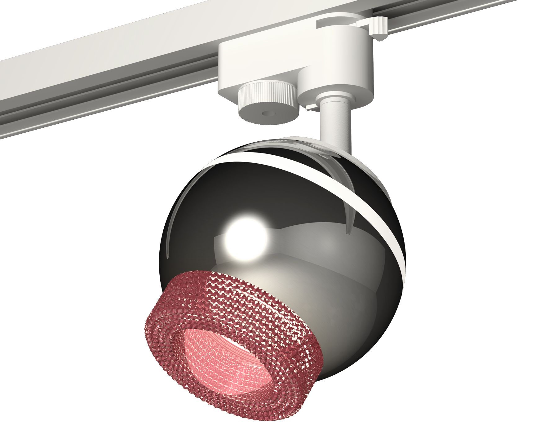 Трековый однофазный светильник Ambrella light с подсветкой TRACK SYSTEM XT1104003_AMB