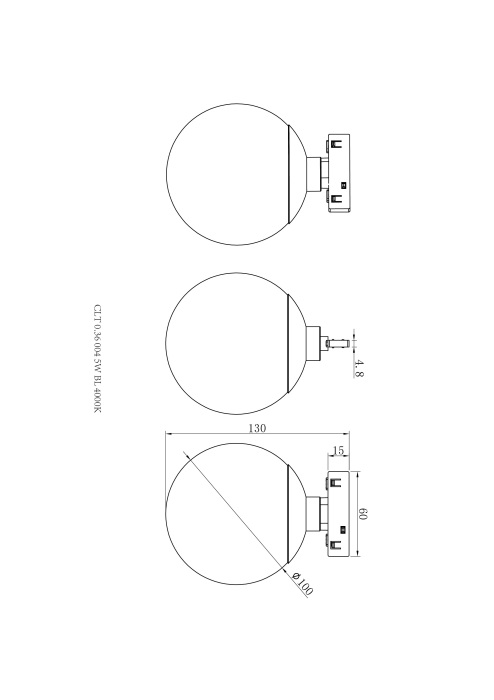 Светильник трековый магнитный Crystal Lux CLT 0.36 004 5W BL 4000K_CR