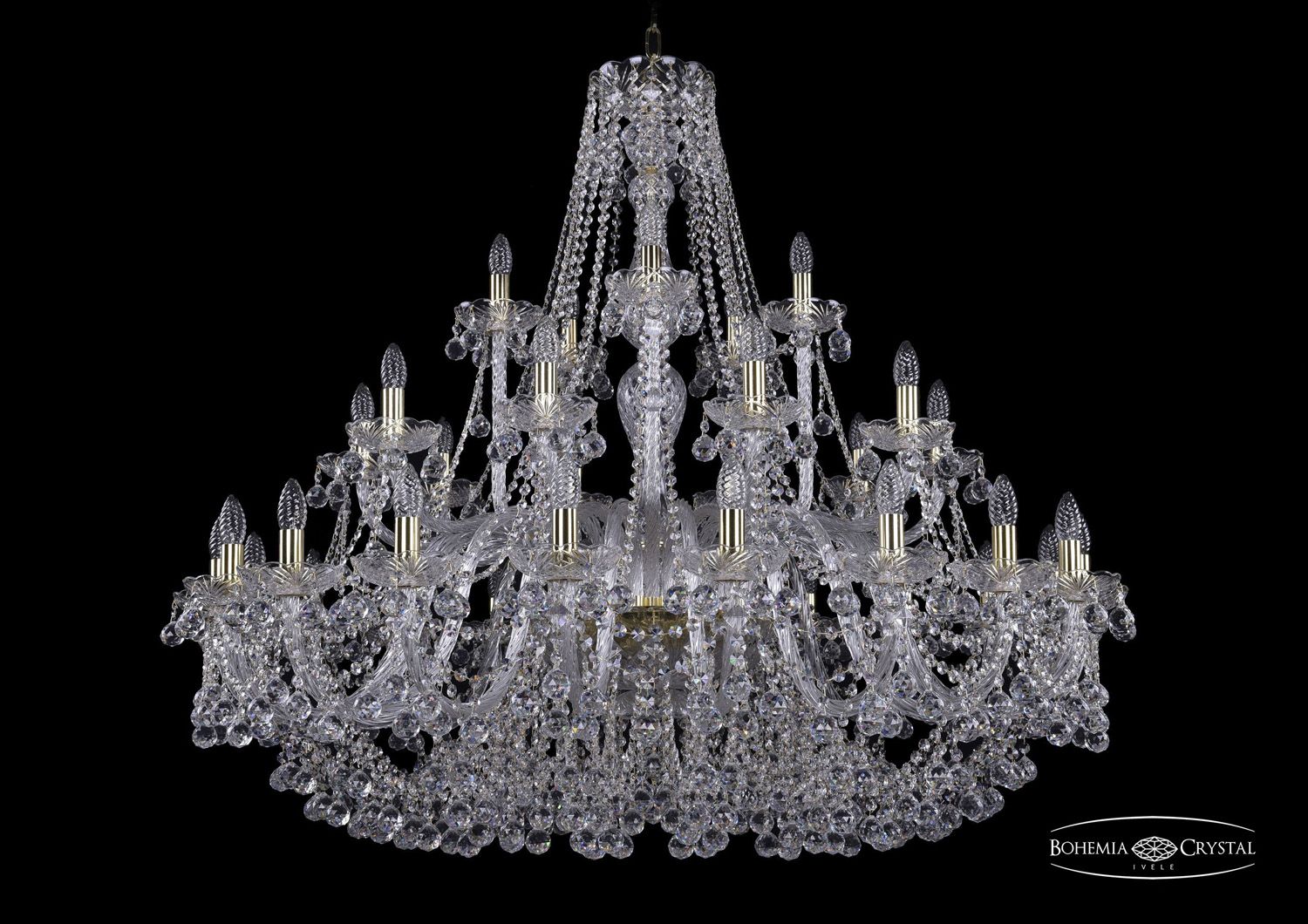 Хрустальная люстра Bohemia Ivele 1409/20+10+5/460 G_BI
