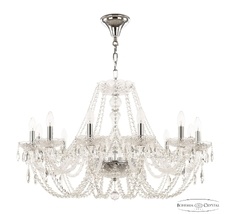 Хрустальная люстра Bohemia Ivele Crystal 101/12/300 Ni_BI