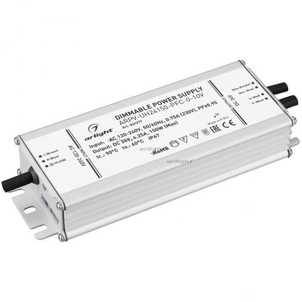 Блок питания ARPV-UH24150-PFC-0-10V (24V, 6.3A, 150W) 024277_ARL