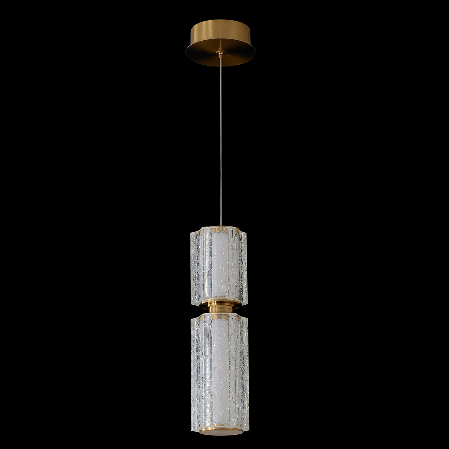 Подвесной светильник Crystal Lux ANTIQUE SP23W LED BRASS_CR