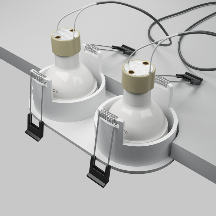 Встраиваемый светильник Maytoni Share DL126-02-GU10-W_MY