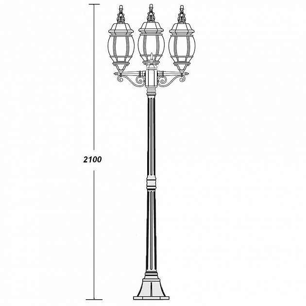 Наземный фонарь IP44 83408L Gb Oasis Light 83408LB Gb_OL