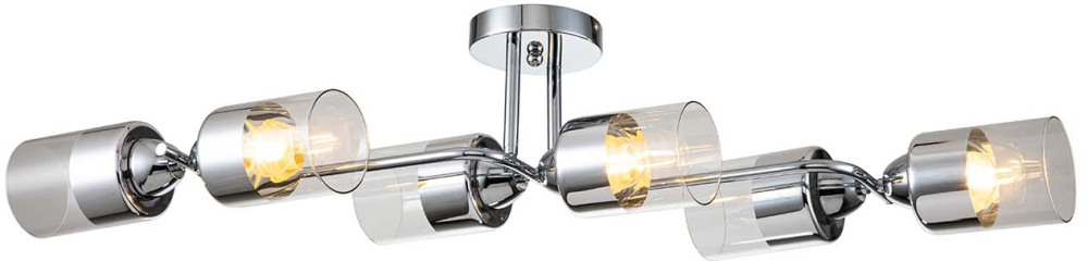 Потолочная люстра на штанге 1110/6P Е27*60W Escada 1110/6P Chrome_ESC