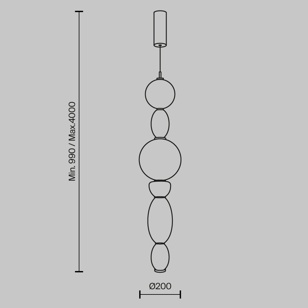 Подвесной светильник Maytoni Adore MOD297PL-L24BS3K_MY