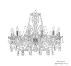 Хрустальная люстра Bohemia Ivele Crystal 105/12/240 Ni_BI