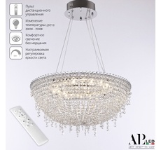 Хрустальная люстра APL LED Sicilia SH501.0.50.B.LED-DIM.Ni_BI