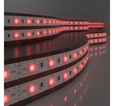 Лента светодиодная 24V 14,4W 60Led 5050 IP20 красный, 5м a052973_ES