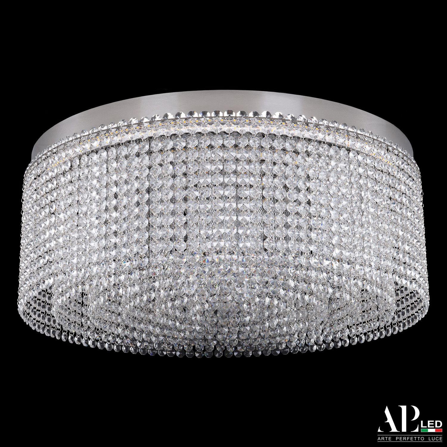 Хрустальная люстра APL LED Sicilia SH13.60.A.Ni.3000.PK.Z