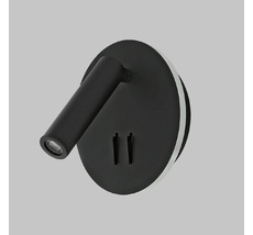 Спот светодиодный круглый с подсветкой Imex IL.0005.2101-R BK_IM