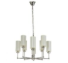 Подвесная люстра Newport 7264+4/C nickel без абажуров_NP