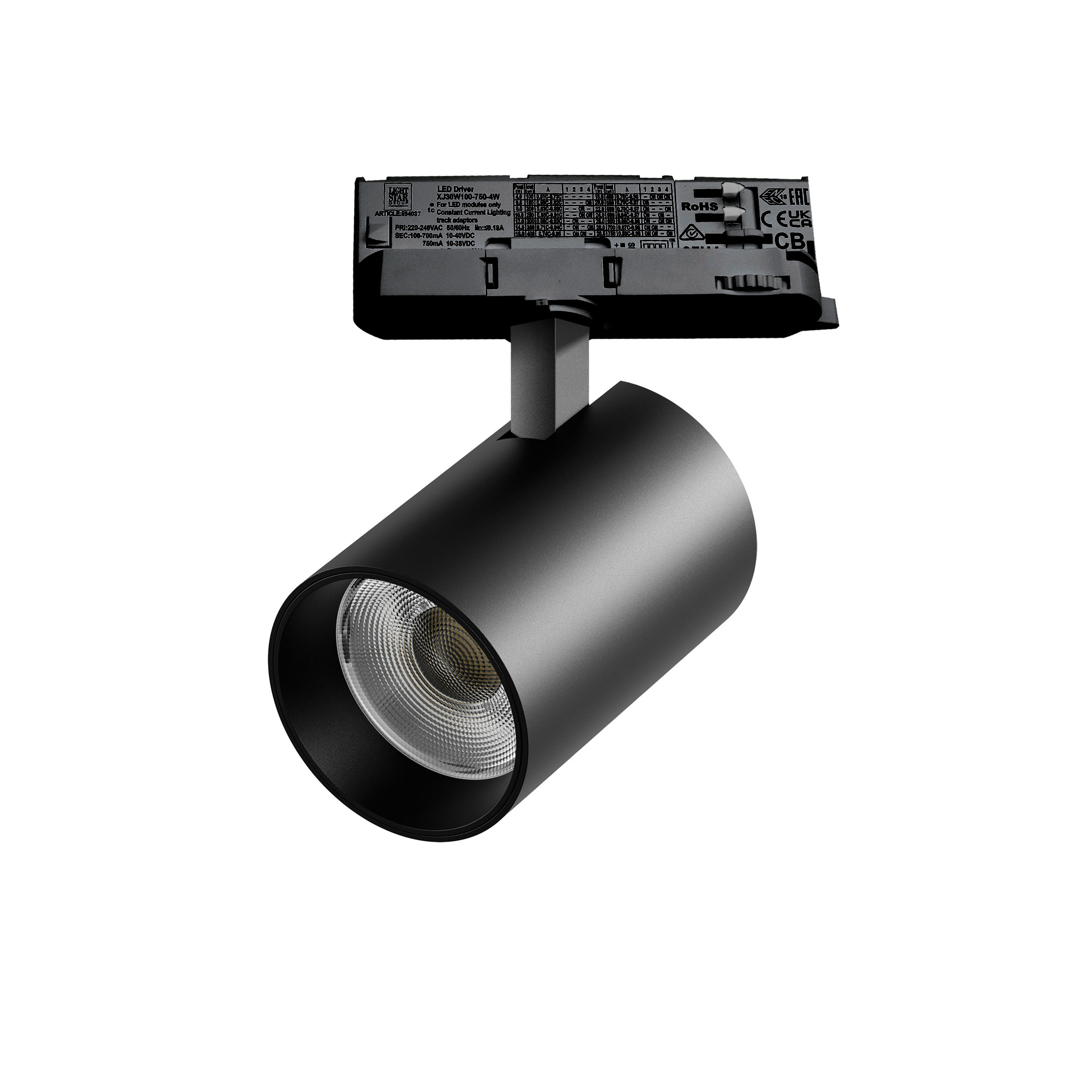 Трековый светильник с адаптером Lightstrar Alta Base A5337QT_LS