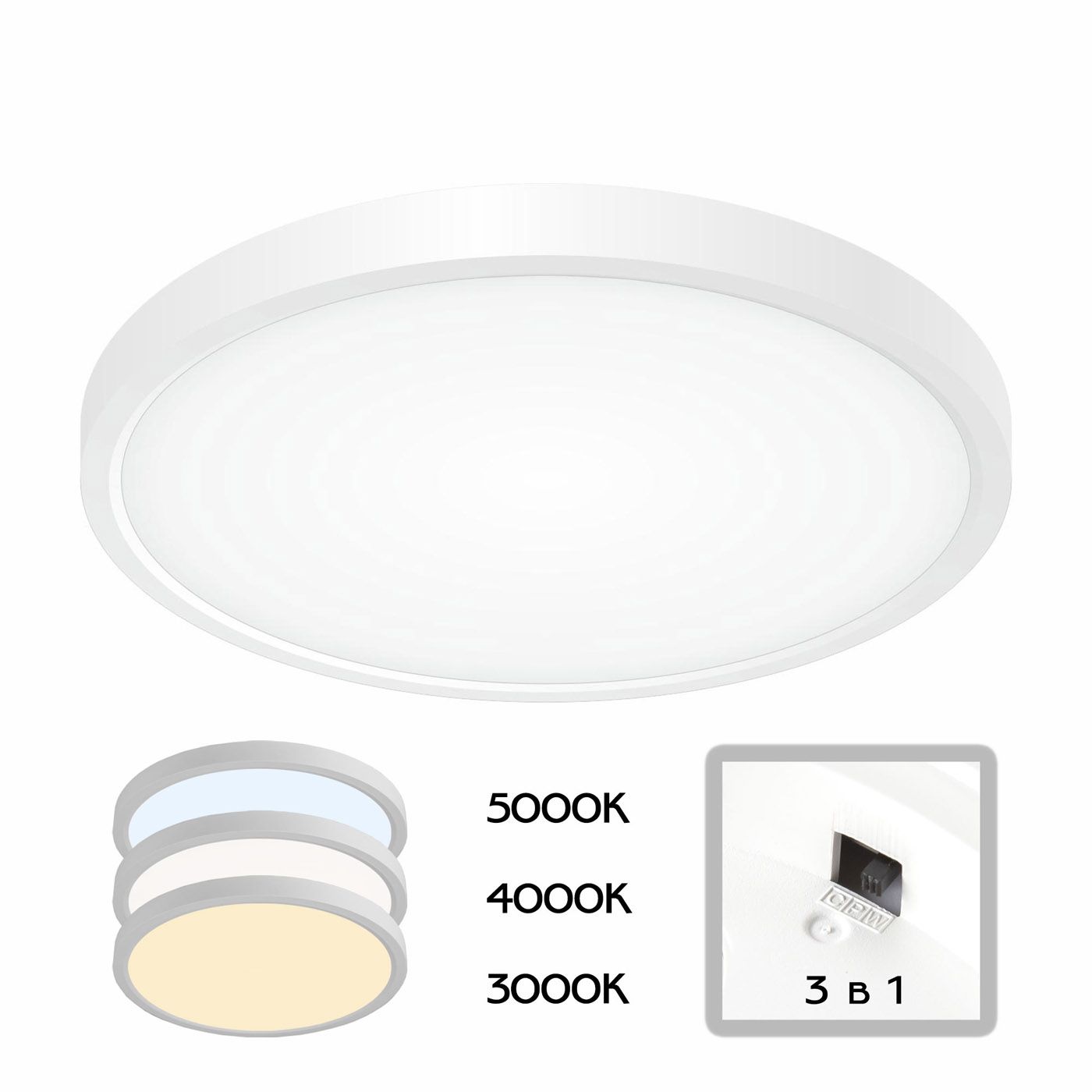 Настенно-потолочный светильник CitiLux Бейсик CL738240V