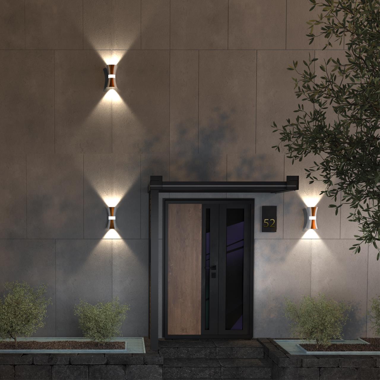 Светильник ландшафтный светодиодный настенный NOVOTECH CALLE 358937