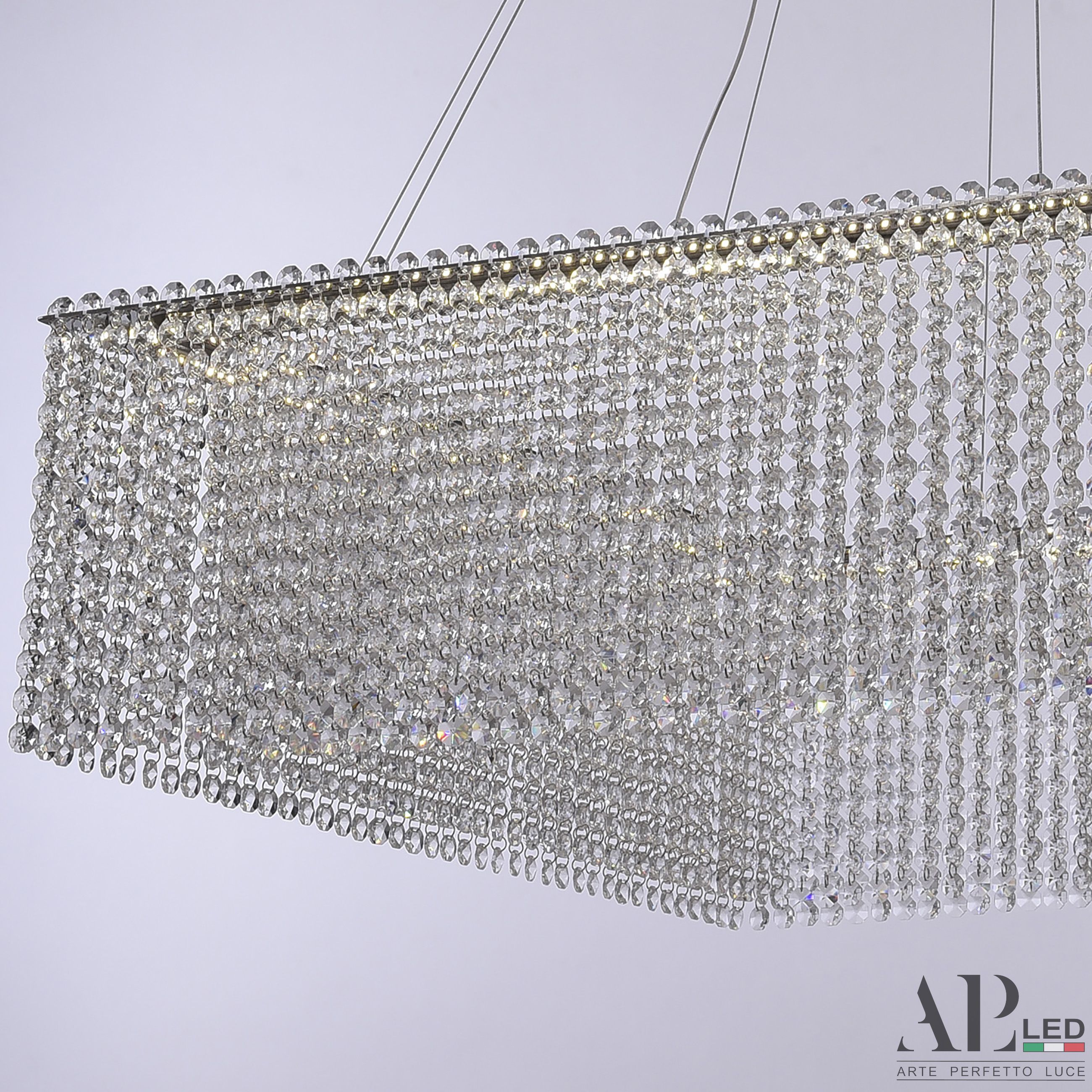 Хрустальная люстра APL LED Sicilia SH04.71.A.Ni.4000_BI