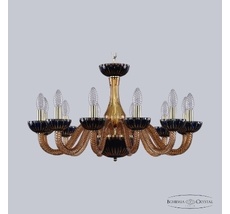 Подвесная люстра Bohemia Ivele Amber-Blue 1308/12/240 G Am/Amber-Blue/H-1K_BI