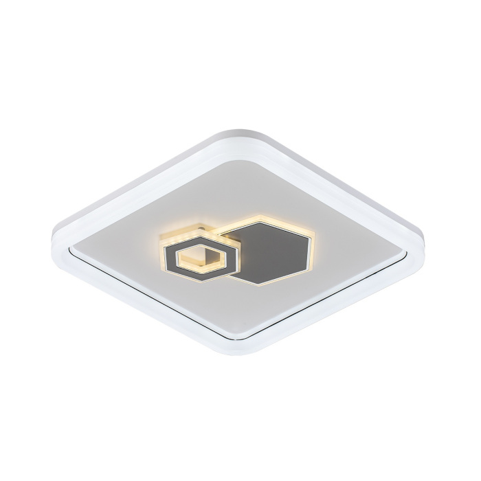 Потолочный светильник с пультом светодиодный White/Grey Escada 10219/SG LED_ESC