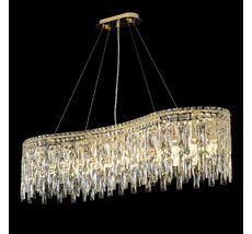 Подвесная люстра Crystal Lux ABRIL SP12 L1200 GOLD_CR