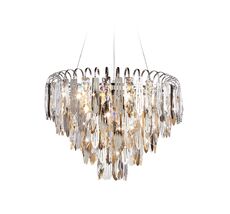 Подвесная люстра Ambrella light с хрусталем Traditional TR5255_AMB