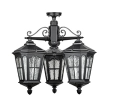 Потолочный светильник уличный IP44 Oasis Light 79770A/3 02 Bl_OL