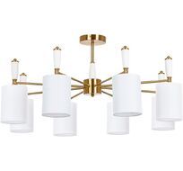 Потолочная люстра на штанге Arte Lamp Waverley A4102PL-8PB