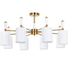 Потолочная люстра на штанге Arte Lamp Waverley A4102PL-8PB
