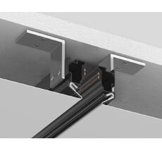 Шинопровод низковольтный для монтажа в натяжной ПВХ потолок системы крепления гарпун 2м Magnetic Standard 48V 20mm Ambrella Light GL3347_AMB