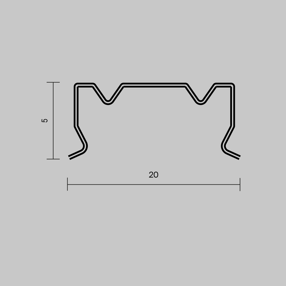Комплект креплений (для профиля 18?06) 4 шт., ALM-1806-MT 642076 Maytoni 642076_MY