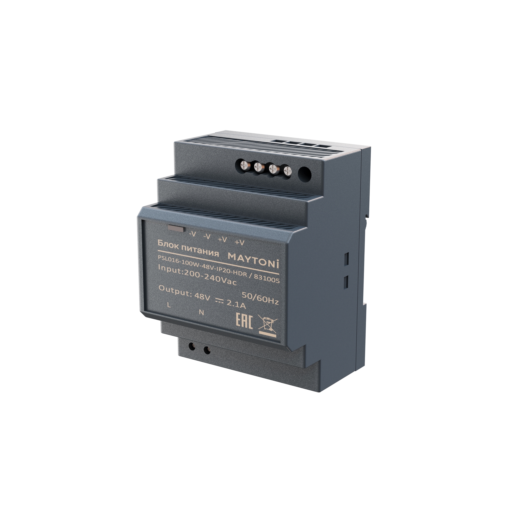 Блок питания 48В 100Вт IP20 Maytoni 831005_MY
