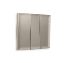 Лицевая панель для 3-кл выключателей QUANT Ambrella Volt ALFA AP3650_AMB