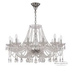 Хрустальная люстра Bohemia Ivele Crystal 107/12/300 Ni_BI