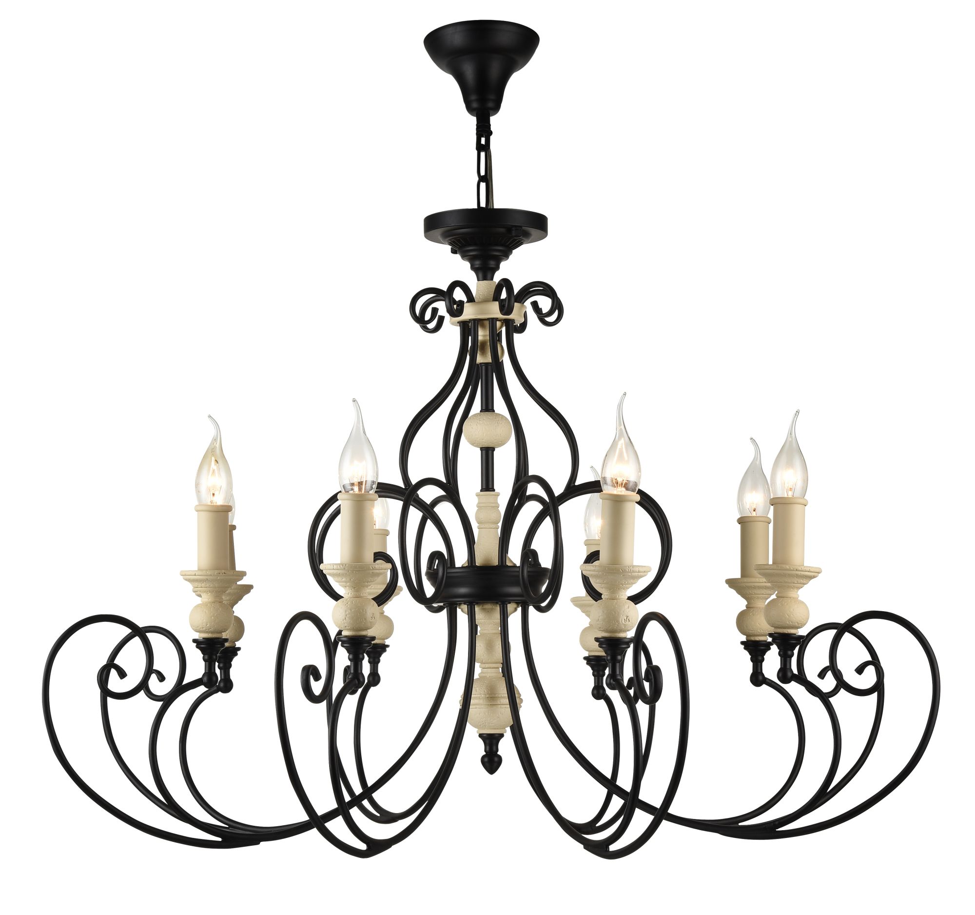 Подвесная люстра Maytoni H631-PL-08-B_MY