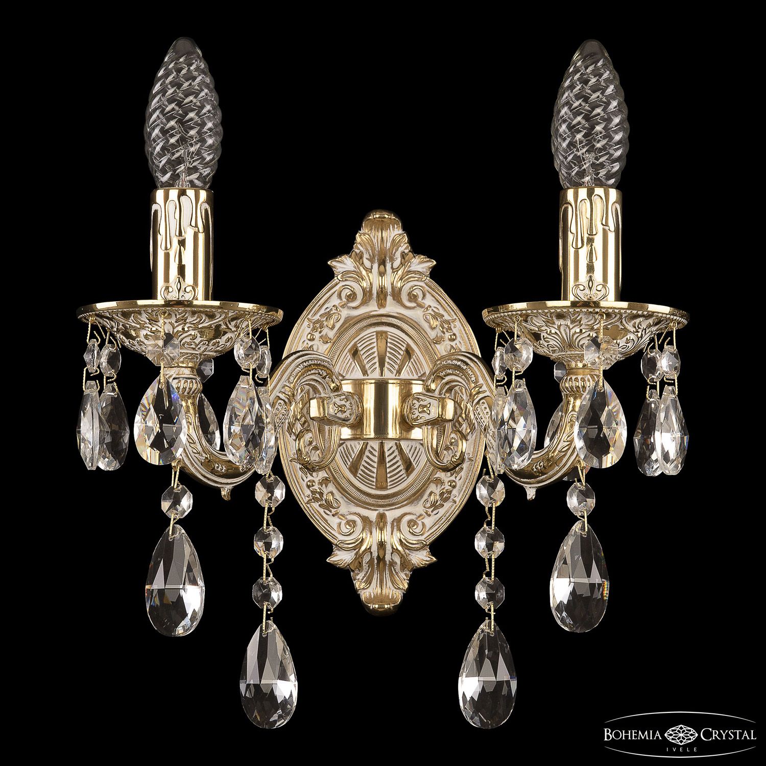 

Бра Bohemia Ivele Crystal 7025B1/2/125 B GW, 7025B1/2/125 B GW