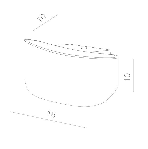 Настенный светильник ArteLamp LUCCIOLA A1429AP-1WH