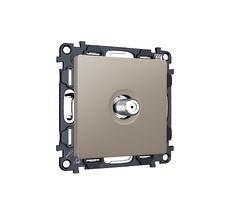 Комплект механизма TV розетки SAT 5-2400MHz 3.5dB ALFA QUANT (AP3730, VM215) Ambrella Volt MA373050_AMB