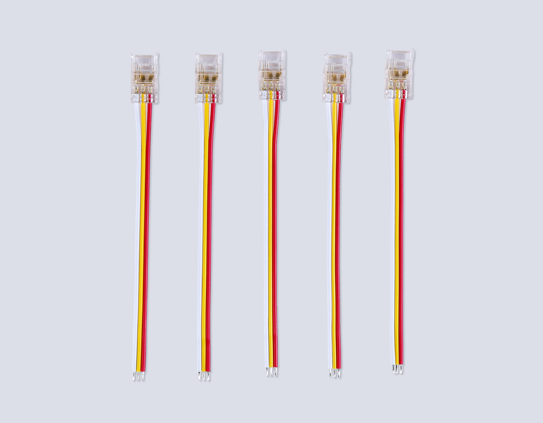 Соединитель гибкий односторонний COB CCT 12/24V для лент 8mm GS7406 (3 конт.) (5шт. в комплекте) Ambrella Light ILLUMINATION GS7406_AMB