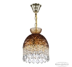 Подвесной светильник Bohemia Ivele Crystal 5478/22 G Amber/M-1F Leafs_BI