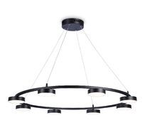 Подвесная люстра Ambrella light с пультом LineTech FL51763_AMB