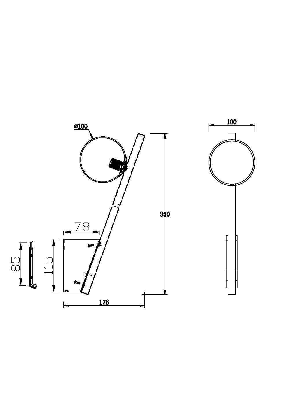 Бра Maytoni Kazimir MOD175WL-01G_MY