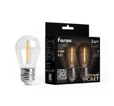 Лампа светодиодная S14 2W 230V E27 2700К Feron 51036_FR