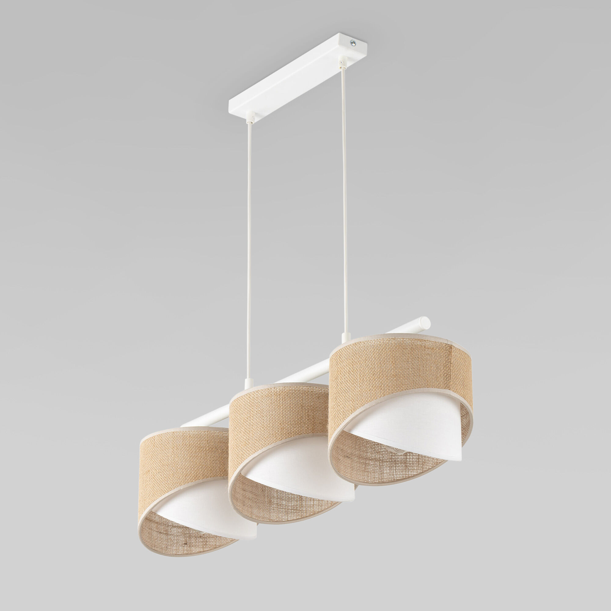 Подвесная люстра с тканевыми абажурами TK Lighting Marlon a066427_EU