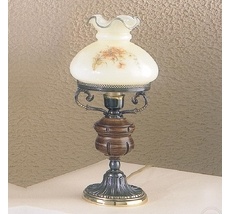 Настольная лампа под старину в виде керосиновой лампы P.2812M Reccagni Angelo P 2812M_RA