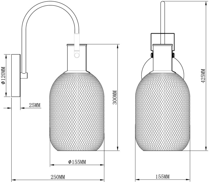 Бра Moderli V2800-1W_MD
