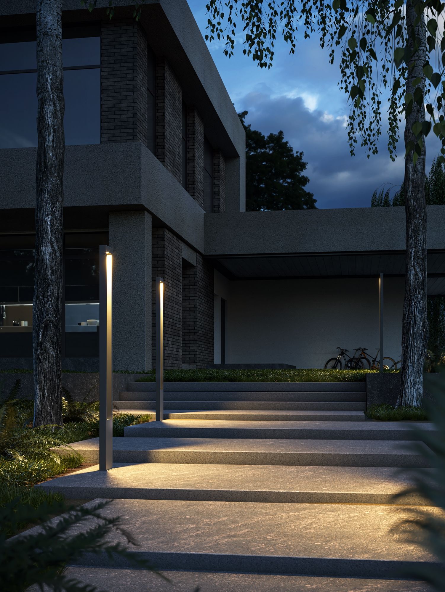 Фонарь уличный (столб) Bonn O425FL-L25GF_MY