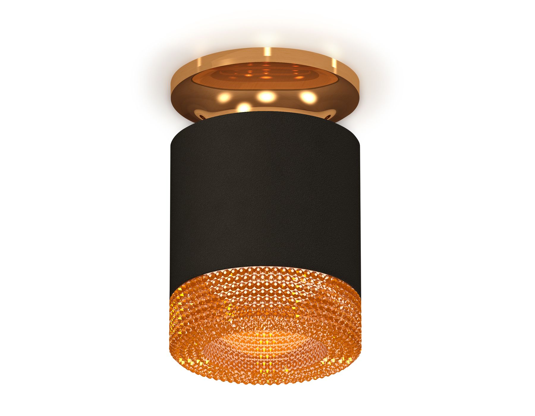 Накладной светильник Ambrella light с композитным хрусталем TECHNO SPOT XS7402103_AMB